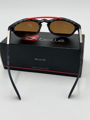 Bolle Boxton 12355 Sunglasses Black Tortoise Rubber/Blue/Red New