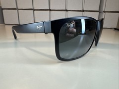 Maui Jim Red Sands MJ432-2M Sunglasses Matte Black Neutral Grey 59 17 140 #885
