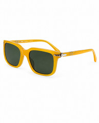 Persol 3272-S Rare Honey Yellow Frame / Dark Green Lens 53口20-145 Sunglasses