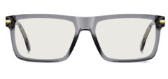 Carrera 343 KB7 Grey/Blue Mirror Rectangular Men’s Eyeglasses