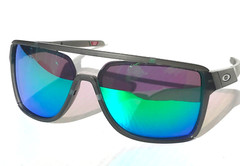 NEW Oakley CASTEL Matte Smoke Grey POLARIZED GALAXY Jade Lens Sunglass 9147