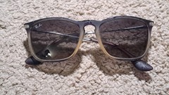 Ray-Ban Chris Polarized RB4187 Brown Transparent 54mm