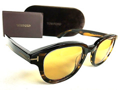 Authentic Tom Ford Garret 50E 49mm Men’s Havana Sunglasses Luxury Italy