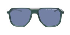 NEW PORSCHE DESIGN P8980 SUNGLASSES 58-18-150 B GREEN FULL-RIM ITALY GEOMETRIC
