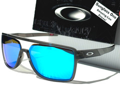 NEW Oakley CASTEL Matte Smoke Grey POLARIZED GALAXY Blue Lens Sunglass 9147