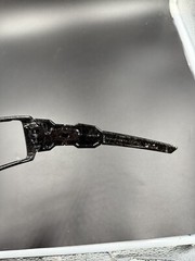 Oakley Oil Rig II Polished Black w/Silver Ghost Text Frame