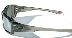 NEW Oakley FIVES Squared Grey Smoke POLARIZED Galaxy Chrome Mirror Sunglass 9238