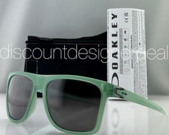 Oakley Leffingwell Square Sunglasses Matte Jade PRIZM Black OO9100-17 57mm NEW