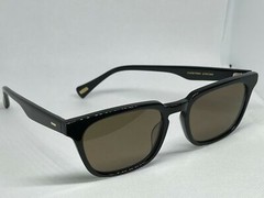 Raen Hirsch Crystal Black Smoke Brown Polarized Size 52mm Sunglasses New