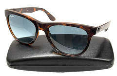 RAY-BAN RB 4184 6101/4M Brown Tortoise Plastic Sunglasses Made in Italy