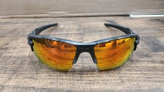 Oakley Flak 2.0 XL Prizm Red Half-Rim Black Sunglasses OO9188-86 59