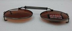 NEW DRIVING UV 09144 Eye Protection Clip on Sunglasses / 44MM