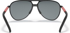 PRADA LINEA ROSSA SPS51X 1BO01M Matte Black/Grey Blue Red 59mm men Sunglasses
