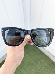 NEW Authentic Ray Ban Mega Wayfarer RB0840S 0840 Black G15 Size 51/21