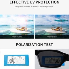 New 2025 Polarized Vertex Men AntiGlare Fishing Cycling Driving Sport Sunglasses