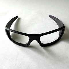 Oakley Gascan Matte Black Blue Ear Stems Replacement Frame Only Authentic OO9014