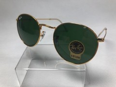 Ray-Ban Sunglasses RB3447 Round Metal Gold Frame Green Classic Lens 50mm Unisex