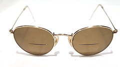 Ray Ban RB3447 001 NO Lenses Gold Round Metal Sunglasses Frame 50-21 145