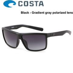 Costa Del Mar Rinconcito Sunglasses Black Frame Grey Blue Lens 580P Polarized