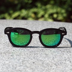 Vintage Johnny Depp sunglasses mens glasses purple blue green red lens UV400
