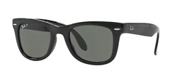 Ray-Ban WAYFARER FOLDING RB 4105 Black/G-15 Classic Green Polarized Sunglasses