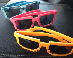 Lot Of 3 Unbranded, Adult Novelty Plastic Sunglasses (T1)