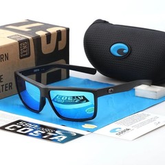 Costa Del Mar Rinconcito Matte Black/ Blue Mirror Polarized Lenses Sunglasses