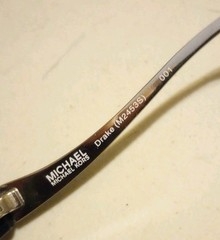MICHAEL KORS DRAKE M2453S Frames 001 Purple Fade Lenses Scratched