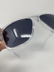 Oakley Breadbox Sunglasses OO9199-36 Polished Clear/Grey