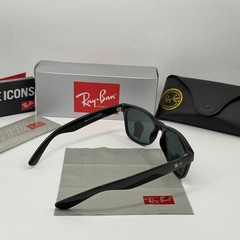 Ray-Ban RB2140 Wayfarer Sunglasses 50mm Black Frame Black Lens UV Protection