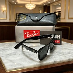 Ray-Ban RB2140 Wayfarer Classic Sunglasses Sunglass Black Frame Black Lens 50mm