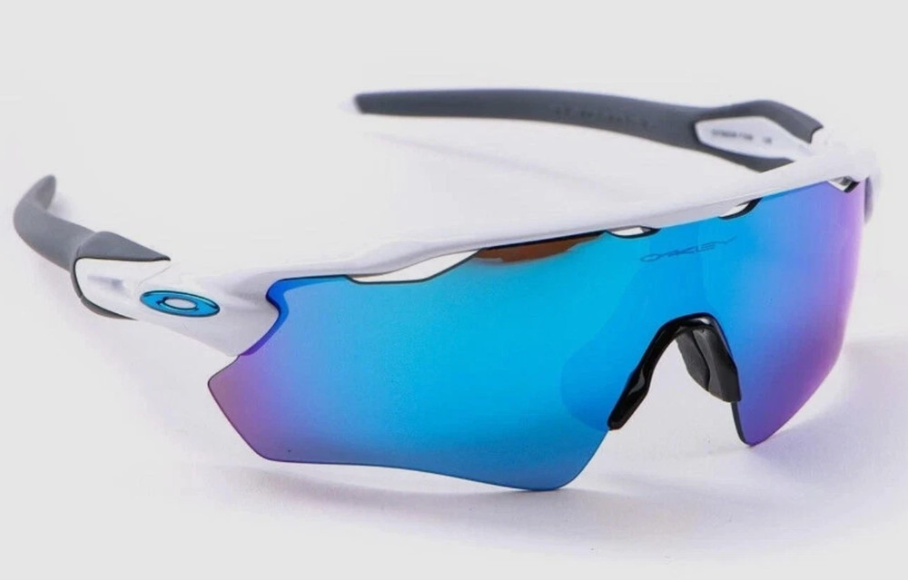Oakley 0OO9208 Radar EV Path Shield Sunglasses – Polished White/Prizm Sapphire