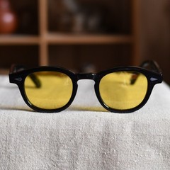 Men’s Yellow Sunglasses women johnny depp glasses black acetate glasses SMALL