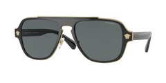 VERSACE VE2199 100281 Black Polarized Grey 56 mm Men’s Sunglasses