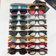 MOSCOT LEMTOSH Wood Grain Frame Clear Lens Sunglasses Handmade Acetate Unisex