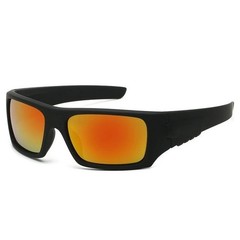 Gascan CRYSTAL BLACK/Red Ruby Iridium Polarized Sunglasses