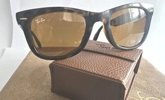 RAY-BAN RB 4105 710 FOLDING WAYFARER 50()22 140 SUNGLASSES ORIGINAL!!!