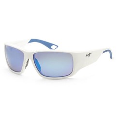 Maui Jim Men’s Keha 63 mm White Sunglasses MJ0663S-002