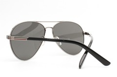 Gucci Aviator Sunglasses GG 1288SA 001 Shiny Gunmetal w/case – Alternative Fit