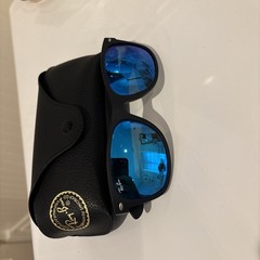Original Ray-Ban Wayfarer Rb2132 Blue Mirror Flash 622/17 Color