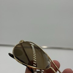 VTG Ray Ban RB3625 9196G5 Gold Tone Aviator Polarized Unisex 58 mm Sunglasses