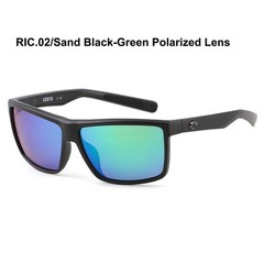Costa Del Mar Tuna Alley SandBlack-Green Polarized Lenses 580P
