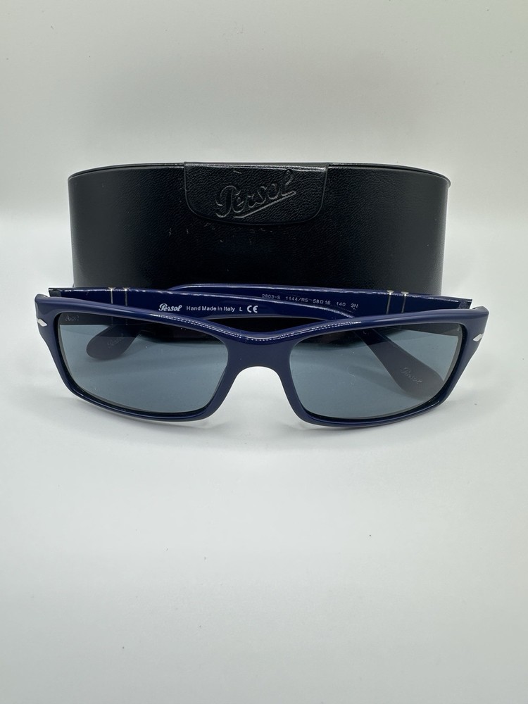 Persol Sunglasses With Premium Case Model: PO2803S Solid blue