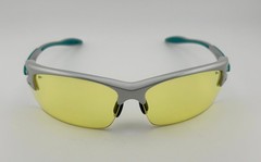 Cabela’s Lightweight Silver Wrap Shooting Safety Sunglasses, Yellow Plastic Lens