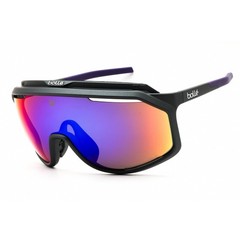 Bolle Unisex Sunglasses Titanium Matte Nylon Shield Frame CHRONOSHIELD BS018012
