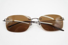 Sunglasses CHARMANT EO11620 Titanium Bronze Rimless Glasses