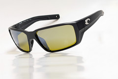 Costa Del Mar Sunglasses Fantail Pro 11 Matte Black Sunrise Silver Mir 580 glass