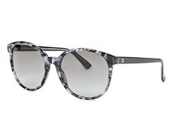 Gucci Black/Gray Acetate Frame Sunglasses w/Interlocking G GG 3722/S 372819 2461