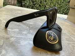Ray-Ban Justin Sunglasses Matte Black Polarized Sunglasses 55 mm RB4165