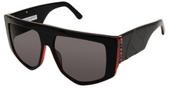 C-Life BIGDOWN Black/Trans Red C01 Size 59 Sunglasses
